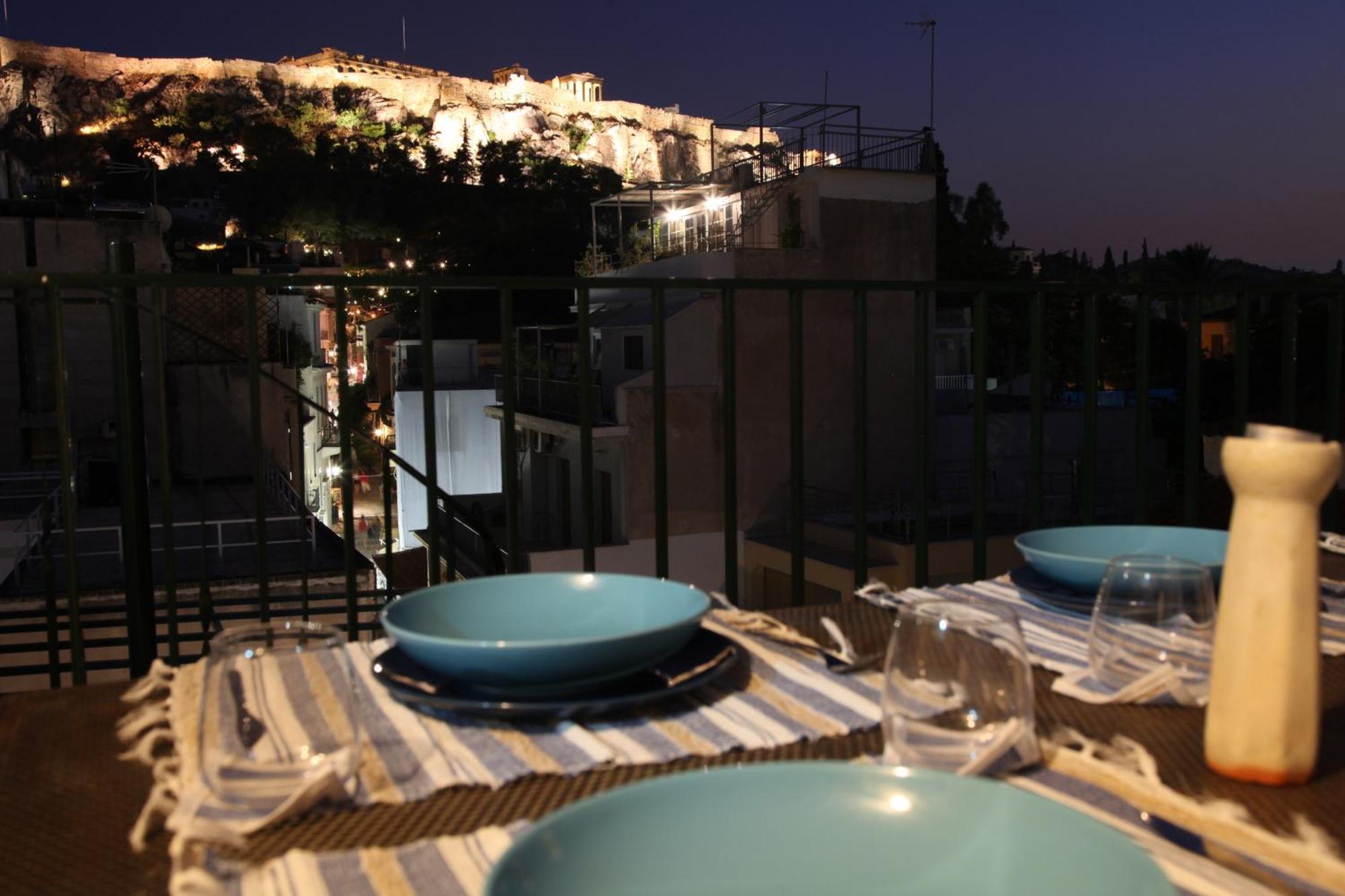Plaka Two-Storey Penhouse With Acropolis Views Pl6 Atina Dış mekan fotoğraf
